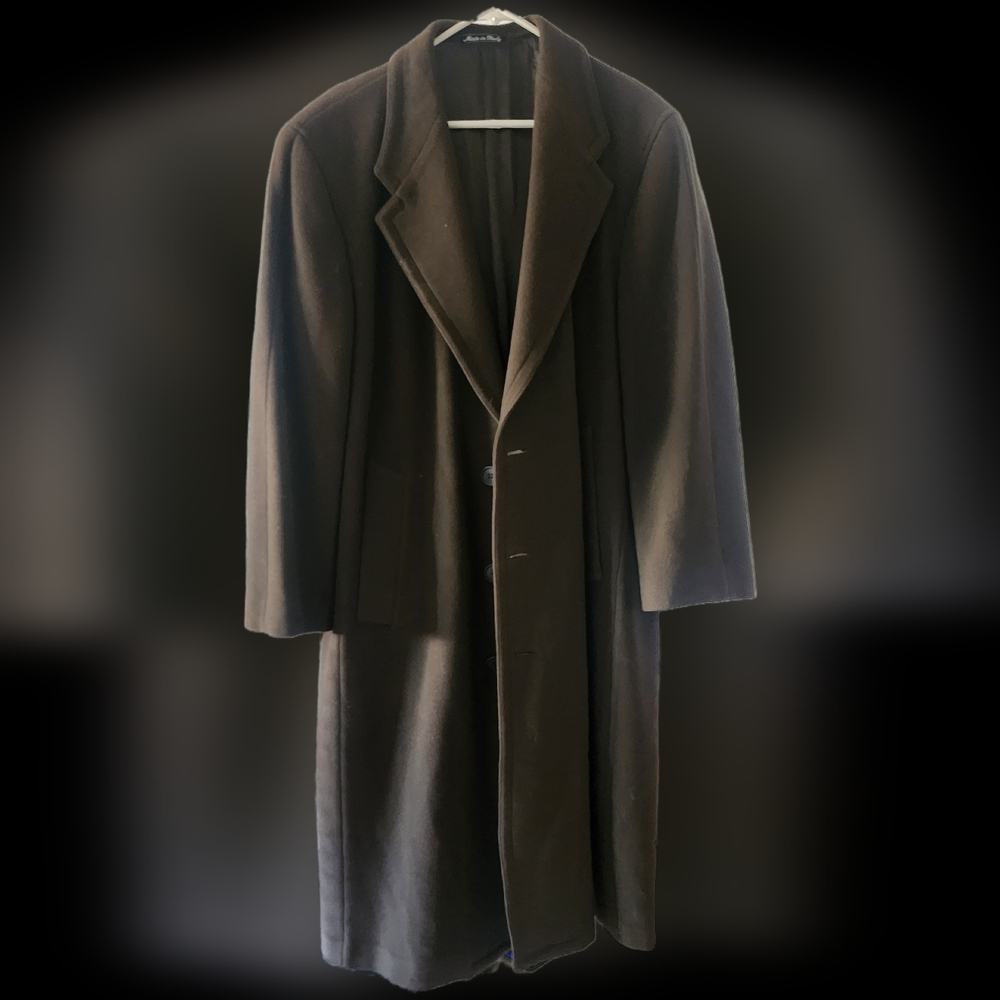 Giorgio Armani Brown Trench Coat, Pre-Owned.